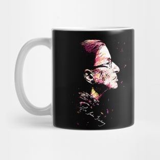 Ruth Bader Ginsburg Light the Darkness Retro Fan Art Mug